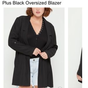 ⭐️FINAL⭐️NWT⭐️ Plus Black Oversized Blazer